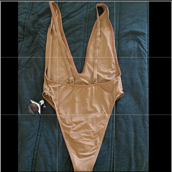 Rose Dawn Spaghetti Strap Ultra High Cut Swimsuit - Picture 5 of 5